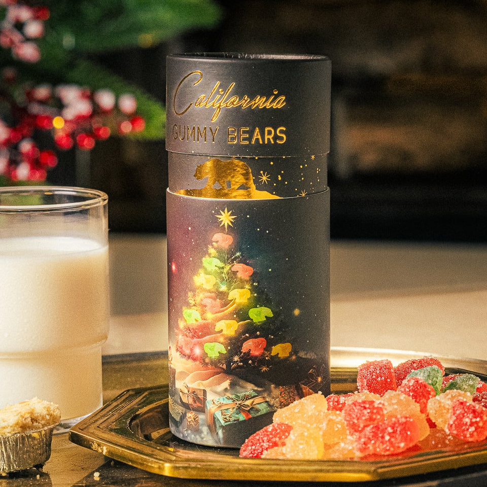 Holiday candy gummy bears