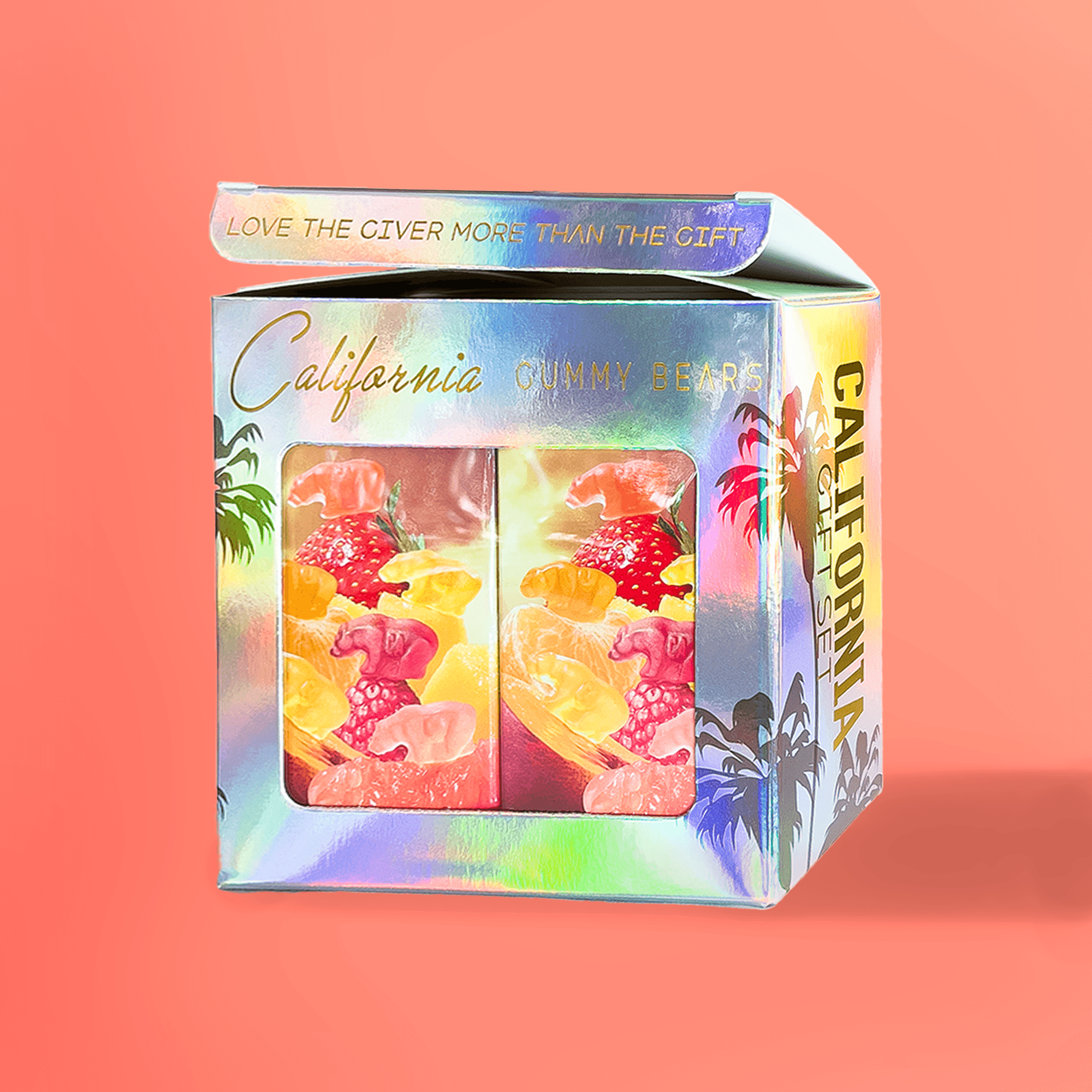 California Gummy Bears - California Candy Gift Set Box with Note - Holiday Gift