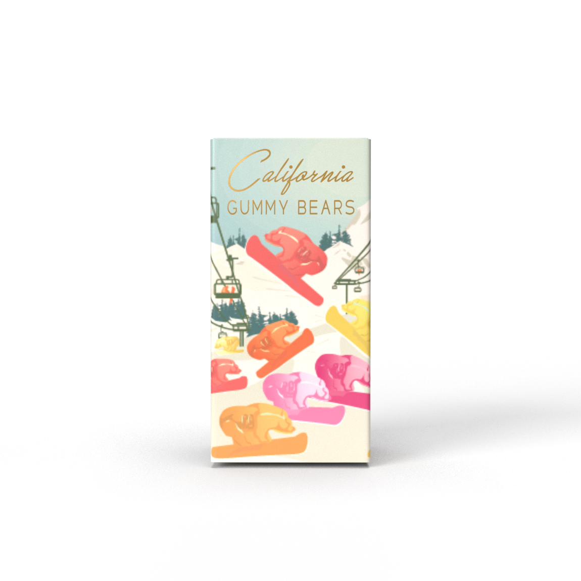 California's Holiday Fruit Mix Gummy Bears 2023 Limited Edition