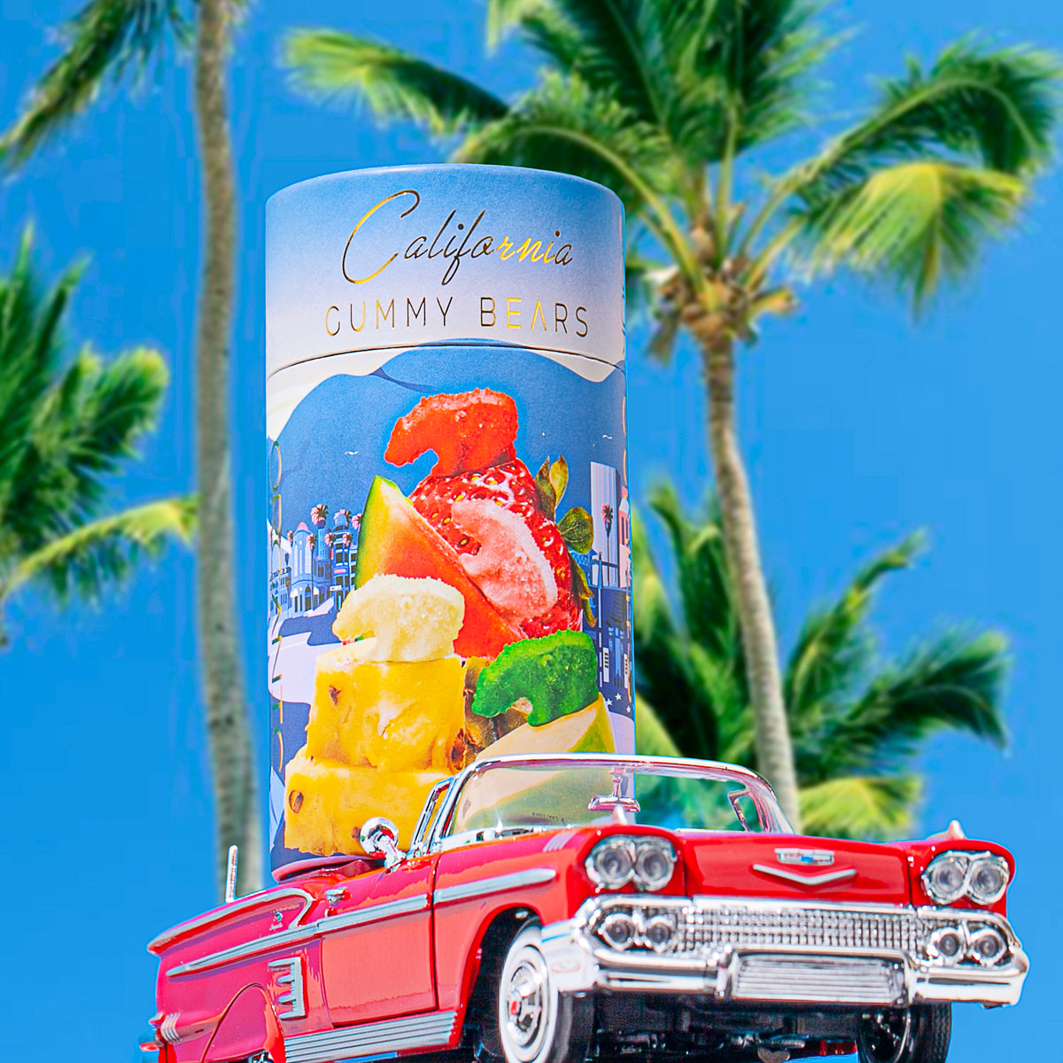 to Los Angeles PlantBased Sour Gummy Bears California